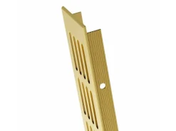 MS Beschläge Lüftungsgitter 60 x 500 mm Aluminium Gold Eloxiert