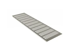 MS Beschläge Lüftungsgitter Alu Classic Edelstahloptik 150 x 1000 mm