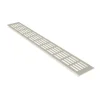 MS Beschläge Lüftungsgitter 80x200mm Weiß RAL9010 Türbelüftung Alu
