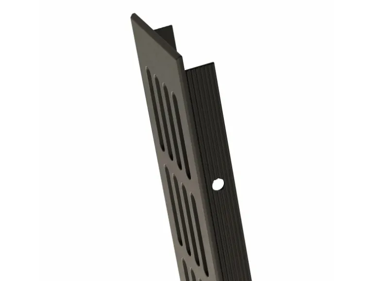 MS Beschläge Lüftungsgitter 60 x 800 mm Aluminium Braun Eloxiert