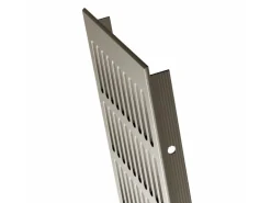 MS Beschläge Lüftungsgitter Alu Edelstahloptik Hochwertig 130 x 800mm