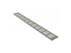 MS Beschläge Lüftungsgitter aus Aluminium in Edelstahl Eloxiert 60mm x 200mm
