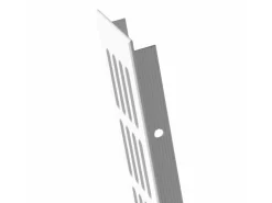 MS Beschläge Lüftungsgitter 60 x 200 mm Weiß RAL 9016