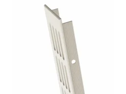 MS Beschläge Stegblech 60 x 1000 mm Weiß RAL9010 Aluminium Lüftungsgitter