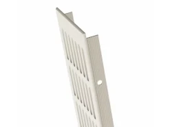 MS Beschläge Türbelüftung 100 x 800 mm Weiß RAL9010 Alu Stegblech