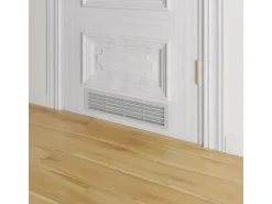 MS Beschläge Türgitter Lichtgrau Lüftungsgitter Kunststoff Raumbelüftung