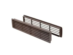 MS Beschläge Türgitter Mahagoni Lüftungsgitter Kunststoff Raumbelüftung