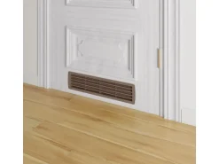 MS Beschläge Türgitter Nußbaum Lüftungsgitter Kunststoff Raumbelüftung