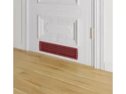 MS Beschläge Türgitter Rot Lüftungsgitter Kunststoff Raumbelüftung