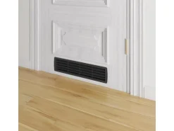 MS Beschläge Türgitter Schwarz Lüftungsgitter Kunststoff Raumbelüftung