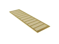 MS Beschläge Türlüftungsgitter 150 x 400 mm Heizungsdeckel Gold Eloxiert