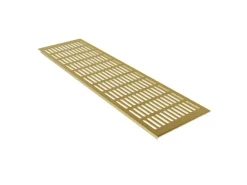 MS Beschläge Türlüftungsgitter 150 x 1200 mm Heizungsdeckel Gold Eloxiert