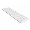 MS Beschläge Universal Gitter 150 x 400 mm Weiß RAL 9016