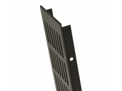 MS Beschläge Zuluftgitter 100 x 500 mm Heizungsdeckel Braun Eloxiert