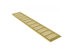 MS Beschläge Zuluftgitter 100 x 1200 mm Aluminium Gold Eloxiert