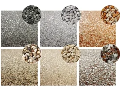 Naturstein-Teppich Marmorkiesel Beige 20 kg