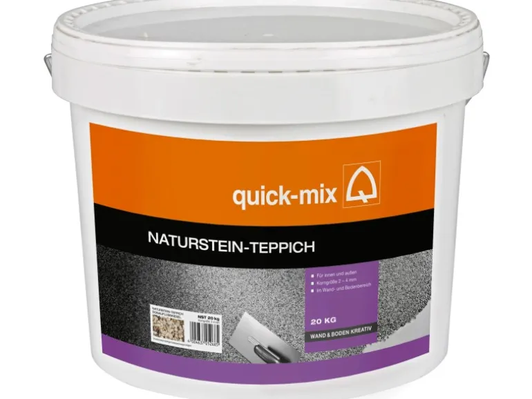 Naturstein-Teppich Marmorkiesel Rose 20 kg
