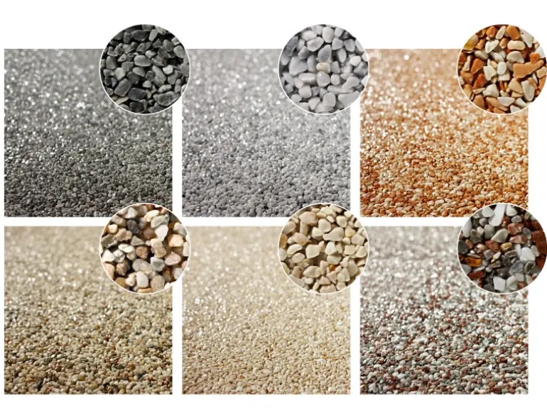 Naturstein-Teppich Marmorkiesel Rose 20 kg