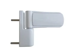 Nebeneingangstür K 504-88 Kunststoff Weiß / Anthrazit 88 cm x 198 cm DIN R