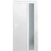 Nebeneingangstür K511 Kunststoff Weiß 88 cm x 198 cm Anschlag Links
