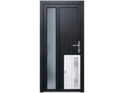 Nebeneingangstür K511 Kunststoff Innen Weiß / Außen Anthrazit 88 x 198 cm DIN R