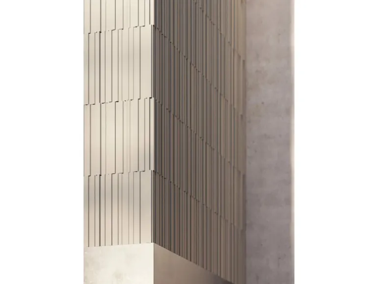 NOEL & MARQUET NMC ALLEGRETTO-Box ARSTYL 3D Wandpaneele 1 Karton 6 Leisten 12 m Weiß