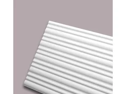 NOEL & MARQUET NMC CALANDO ARSTYL 3D Wandpaneel Wandvertäfelung Akustikpaneel 2 m 200 cm x 1,3 cm x 30 cm Weiß