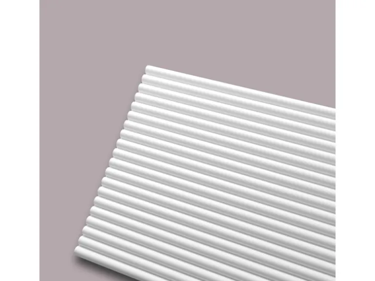 NOEL & MARQUET NMC CANELÉ S ARSTYL 3D Wandpaneel Stuckleiste Zierelement 2 m 200 cm x 1,45 cm x 30 cm Weiß