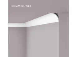 NOEL & MARQUET NMC NE4 Pure NOMASTYL Eckleiste Zierleiste Stuckleiste 2 m 200 cm x 10 cm x 10 cm Weiß