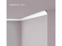 NOEL & MARQUET NMC NE1 Pure NOMASTYL Eckleiste Zierleiste Stuckleiste 2 m 200 cm x 4 cm x 4 cm Weiß