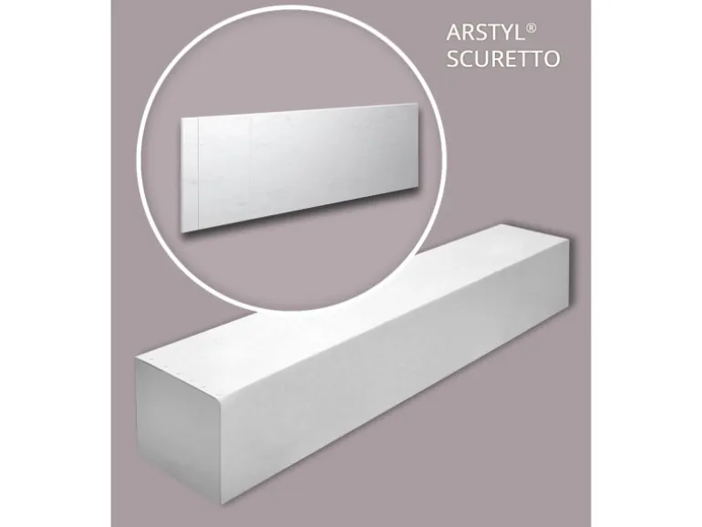 NOEL & MARQUET NMC SCURETTO-Box ARSTYL 3D Wandpaneele 1 Karton Set 9 Zierelemente 3,87 m2 Weiß