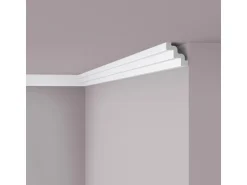 NOEL & MARQUET NMC ST3 NOMASTYL Eckleiste Zierleiste Stuckleiste 2 m 200 cm x 7,5 cm x 7,5 cm Weiß