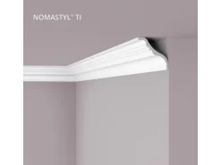 NOEL & MARQUET NMC TI NOMASTYL Eckleiste Zierleiste Stuckleiste 2 m 200 cm x 13,8 cm x 13,8 cm Weiß