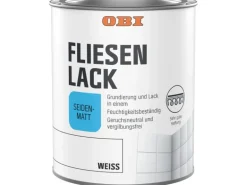 OBI Fliesenlack Weiß Seidenmatt 750 ml