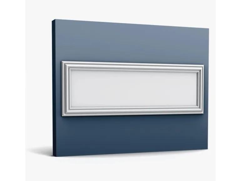 ORAC DECOR W120 LUXXUS AUTOIRE 3D Wandpaneel Wandpaneel Zierelement 0,75 m2 150 cm x 50 cm x 3,2 cm Weiß