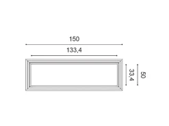 ORAC DECOR W120 LUXXUS AUTOIRE 3D Wandpaneel Wandpaneel Zierelement 0,75 m2 150 cm x 50 cm x 3,2 cm Weiß