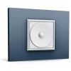 ORAC DECOR W122 LUXXUS AUTOIRE 3D Wandpaneel Wandpaneel Zierelement 0,11 m2 33,3 cm x 33,3 cm x 2,6 cm Weiß