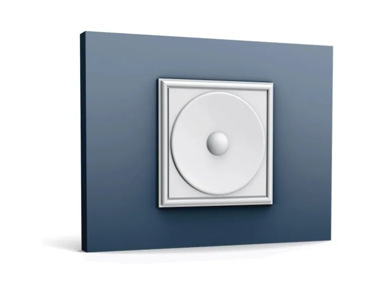 ORAC DECOR W122 LUXXUS AUTOIRE 3D Wandpaneel Wandpaneel Zierelement 0,11 m2 33,3 cm x 33,3 cm x 2,6 cm Weiß