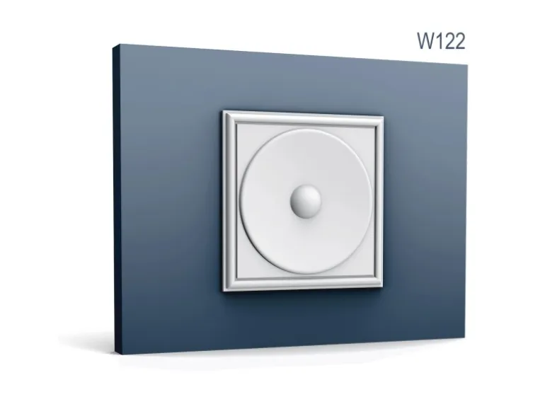 ORAC DECOR W122 LUXXUS AUTOIRE 3D Wandpaneel Wandpaneel Zierelement 0,11 m2 33,3 cm x 33,3 cm x 2,6 cm Weiß