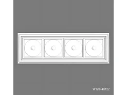 ORAC DECOR W122 LUXXUS AUTOIRE 3D Wandpaneel Wandpaneel Zierelement 0,11 m2 33,3 cm x 33,3 cm x 2,6 cm Weiß