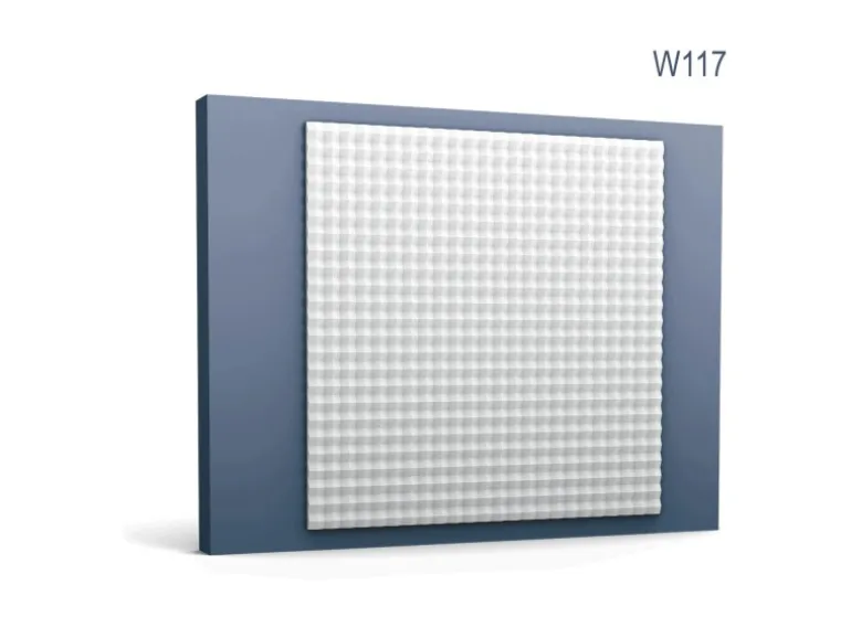 ORAC DECOR W117 MODERN SLOPE 3D Wandpaneel Zierelement 1 m2 Weiß