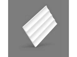 ORAC DECOR W114 MODERN VALLEY XL 3D Wandpaneel Zierlement 2 m 200 cm x 1,5 cm x 25,0 cm Weiß