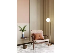 ORAC DECOR W114 MODERN VALLEY XL 3D Wandpaneel Zierlement 2 m 200 cm x 1,5 cm x 25,0 cm Weiß