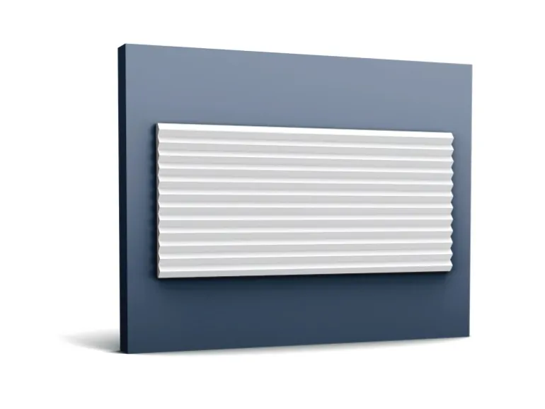 ORAC DECOR W108 MODERN ZIGZAG 3D Wandpaneel Zierlement 2 m 200 cm x 1,8 cm x 25,0 cm Weiß