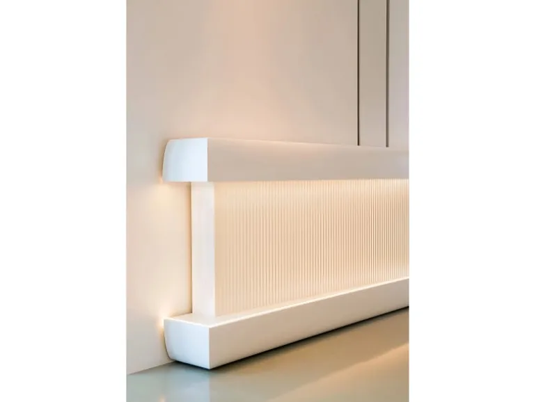 ORAC DECOR W108 MODERN ZIGZAG 3D Wandpaneel Zierlement 2 m 200 cm x 1,8 cm x 25,0 cm Weiß