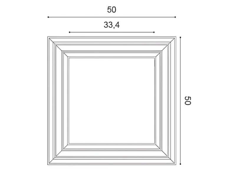 ORAC DECOR W121-Box LUXXUS 3D Wandpaneel 1 Karton Set mit 8 Dekoelementen 2 m2 Weiß