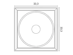 ORAC DECOR W122-Box LUXXUS 3D Wandpaneel 1 Karton Set mit 8 Paneelen 0,89 m2 Weiß