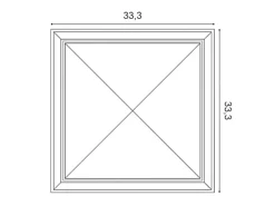 ORAC DECOR W123-Box LUXXUS 3D Wandpaneel 1 Karton Set mit 8 Paneelen 0,89 m2 Weiß
