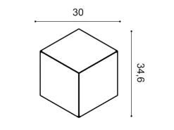 ORAC DECOR W105-Box MODERN 3D Wandpaneele 1 Karton Set mit 6 Zierlementen Weiß