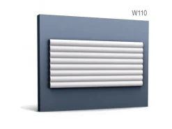 ORAC DECOR W110-Box MODERN 3D Wandpaneele 1 Karton mit 8 Zierlementen Weiß